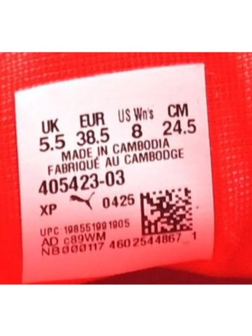 Puma H-Street OG Sneakers 405423-03 in Puma Red Puma Silver